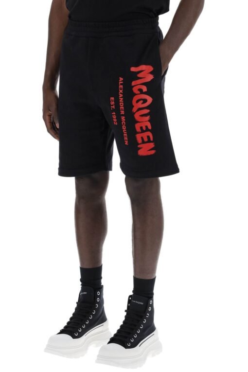 jersey graffiti sweatshorts - Image 4