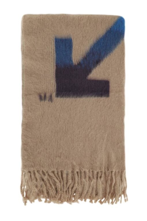 'arrows' mohair and wool blanket - Image 3