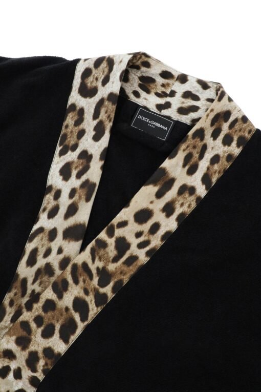 leo print bathrobe - Image 3