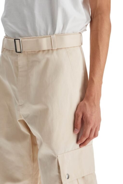 cargo gabardine trousers in eight - Image 4