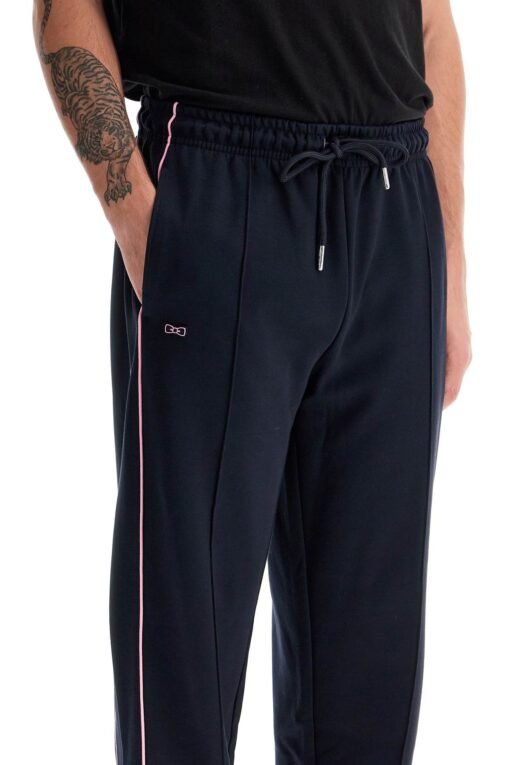 contrast piping joggers with - Image 4