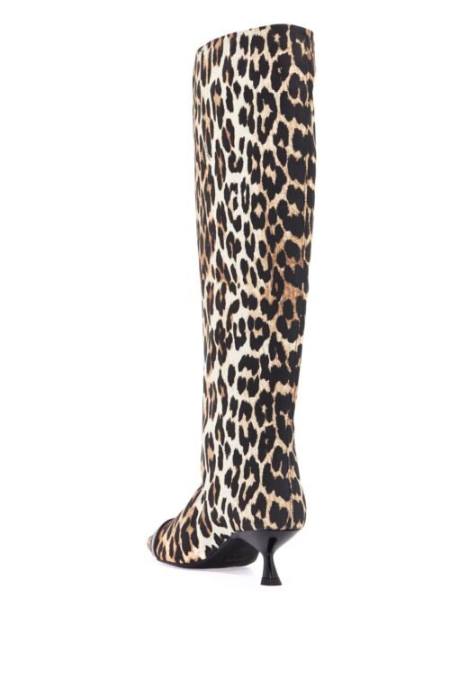 animal print fabric boots - Image 3