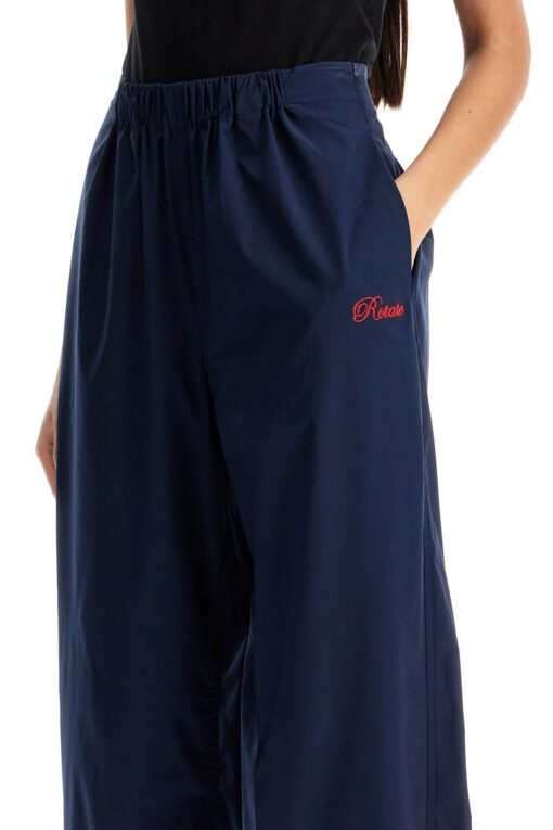 sporty pants with embroidered logo design - Image 4