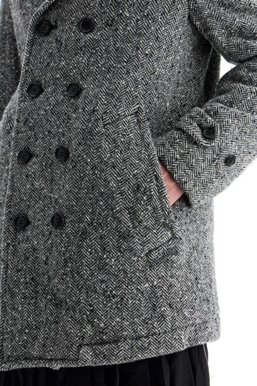 herringbone wool caban - Image 4