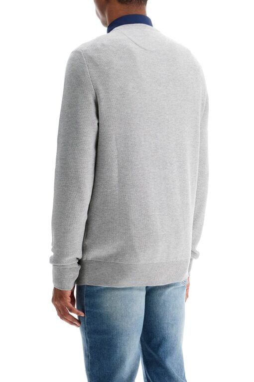 textured cotton pullover sweater - Image 3