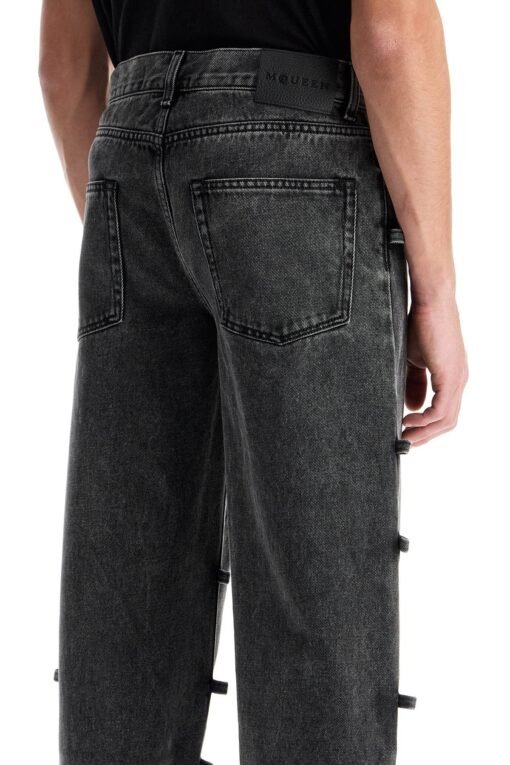 baggy jeans with knotted detail - Image 4