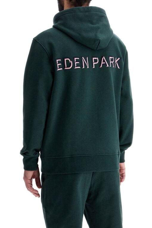 dark green loose fit zip hoodie - Image 3