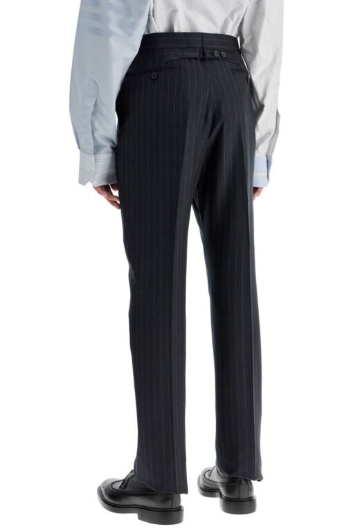 striped wool trousers - Image 3
