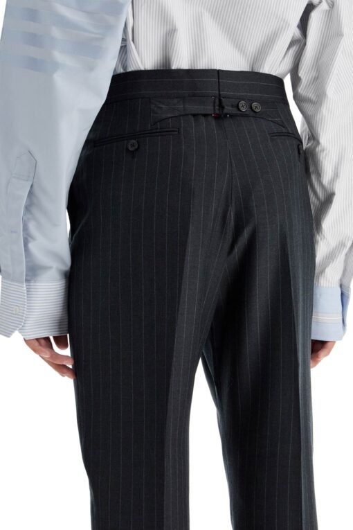 striped wool trousers - Image 4