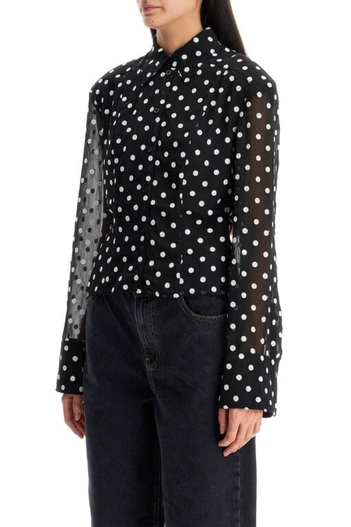 chiffon blouse with sequins - Image 4