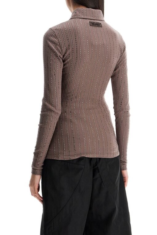faded mud long sleeve vertical striped t-shirt - Image 3