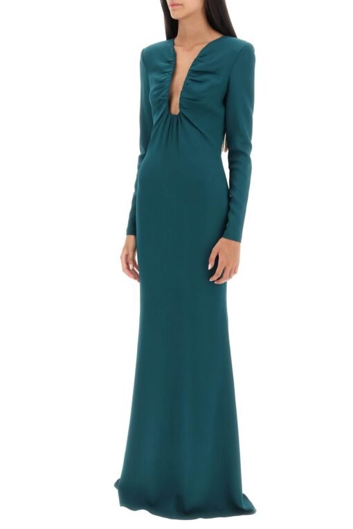 maxi dress with plunging neckline - Image 4