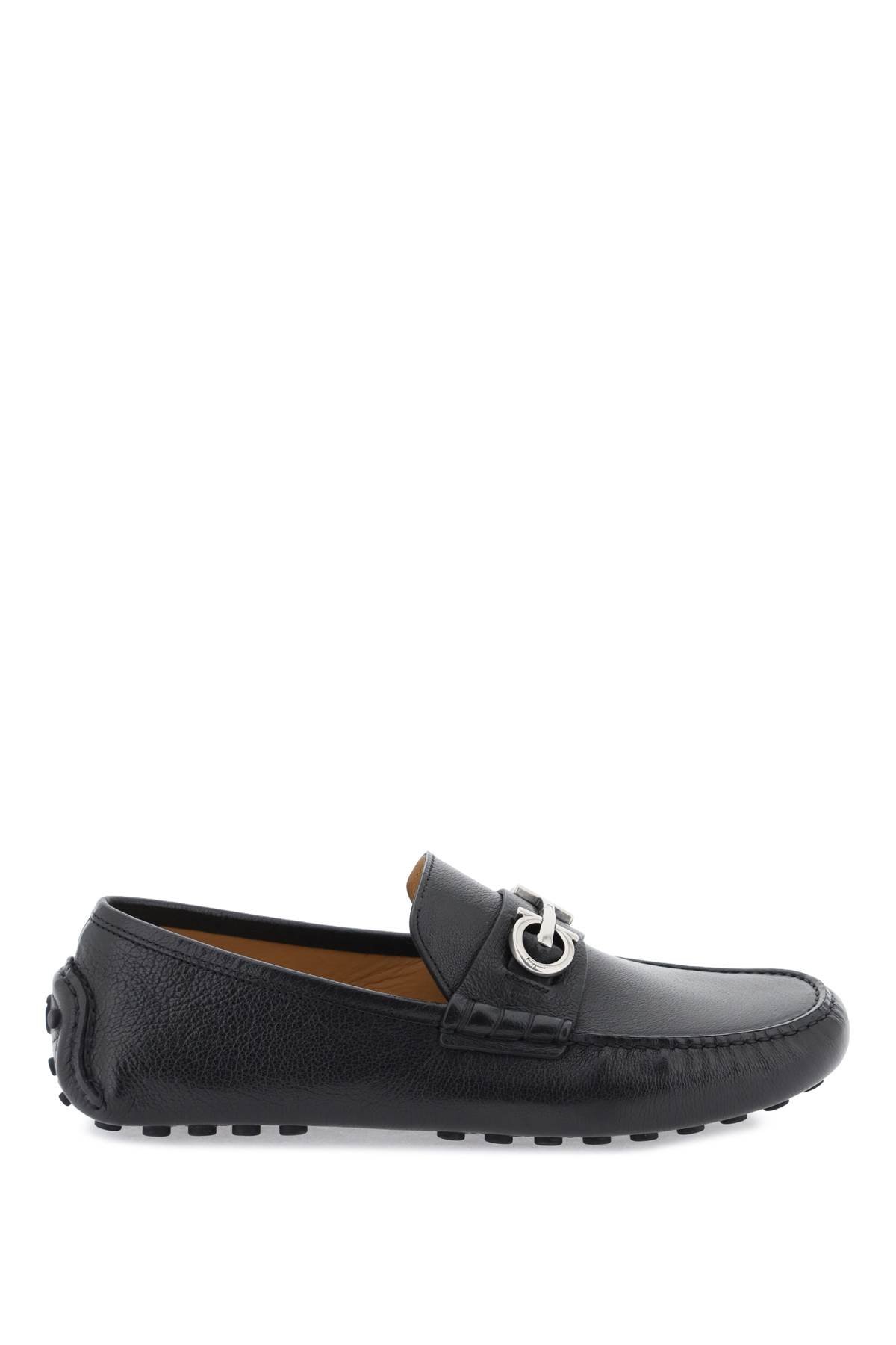 loafers with gancini detail