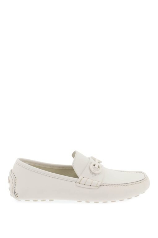 loafers with gancini detail