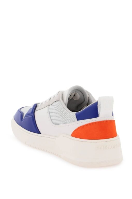 leather and technical fabric sneakers - Image 3