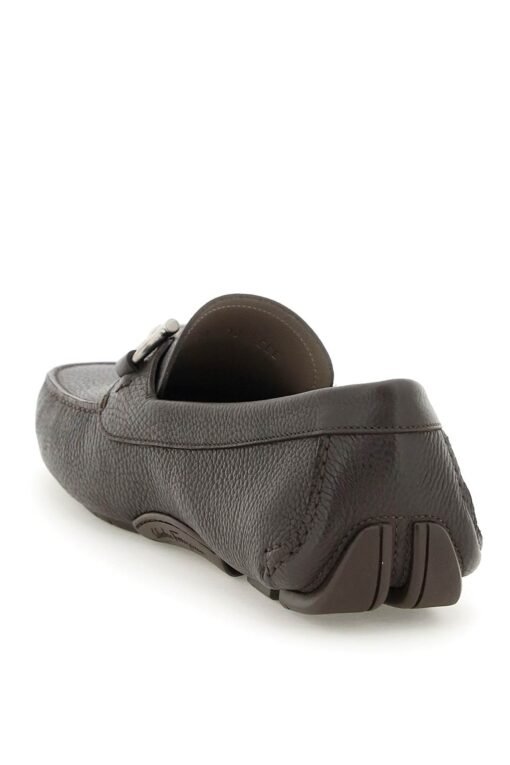 geained leather mocassins - Image 3