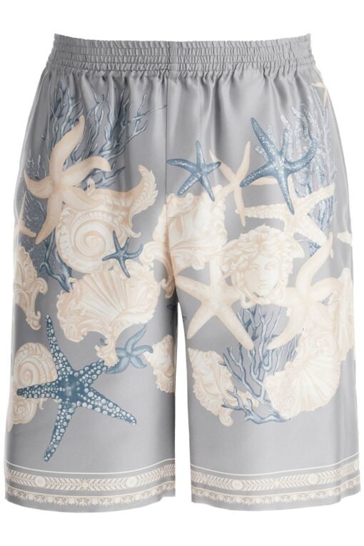 baroque silk bermuda set