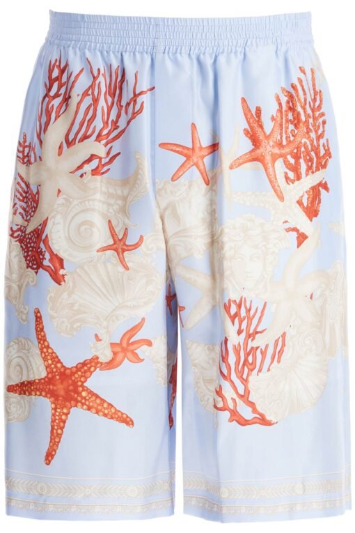 baroque silk bermuda set