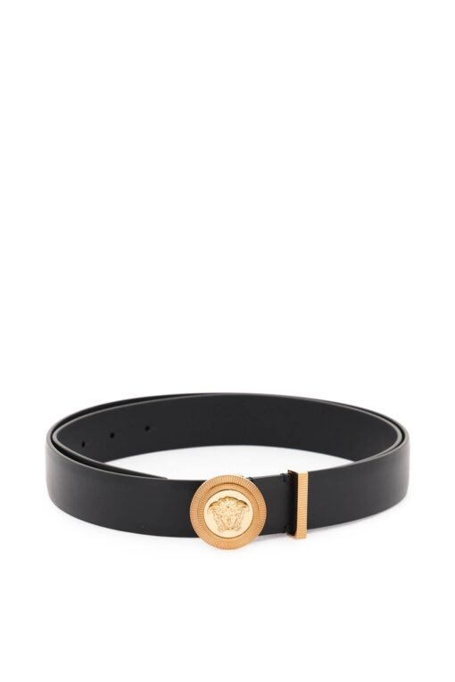 medusa biggie leather belt
