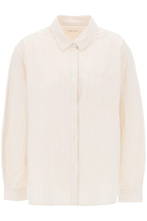 striped oversized shirt
