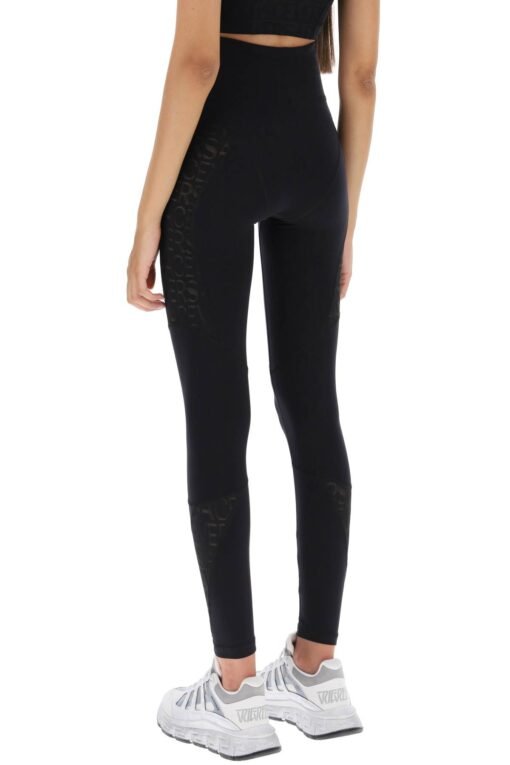 sports leggings with lettering - Image 3