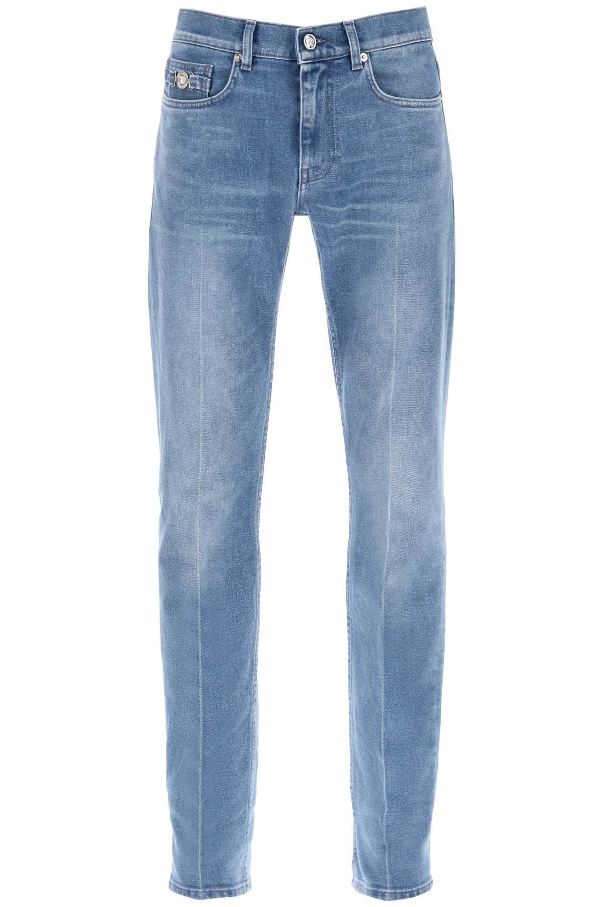 stretch denim slim fit jeans