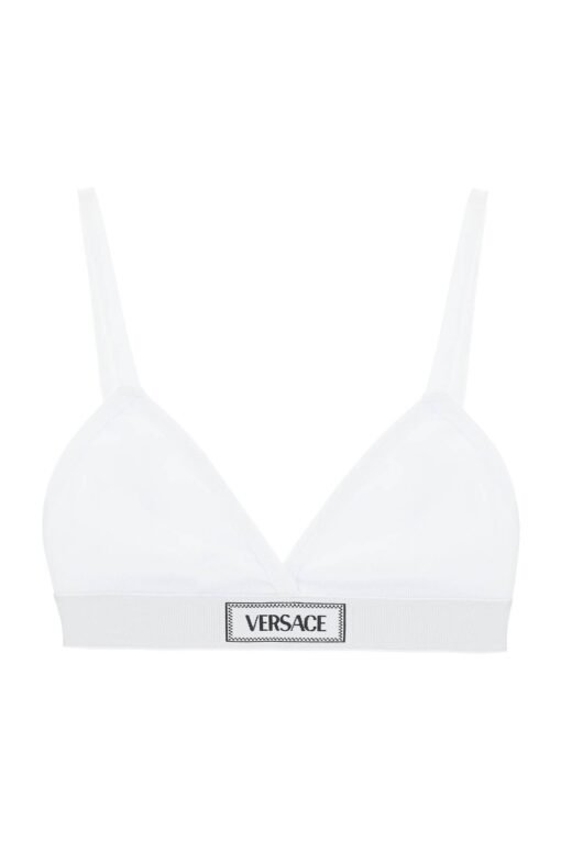 '90s logo ribbed bralette