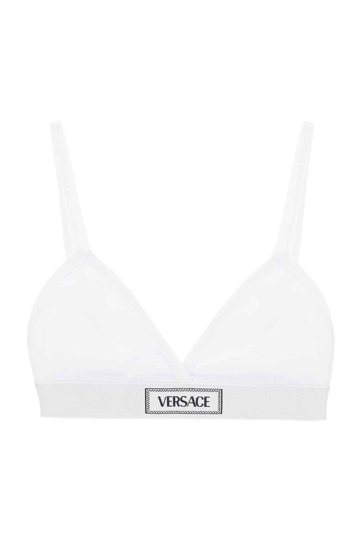 '90s logo ribbed bralette