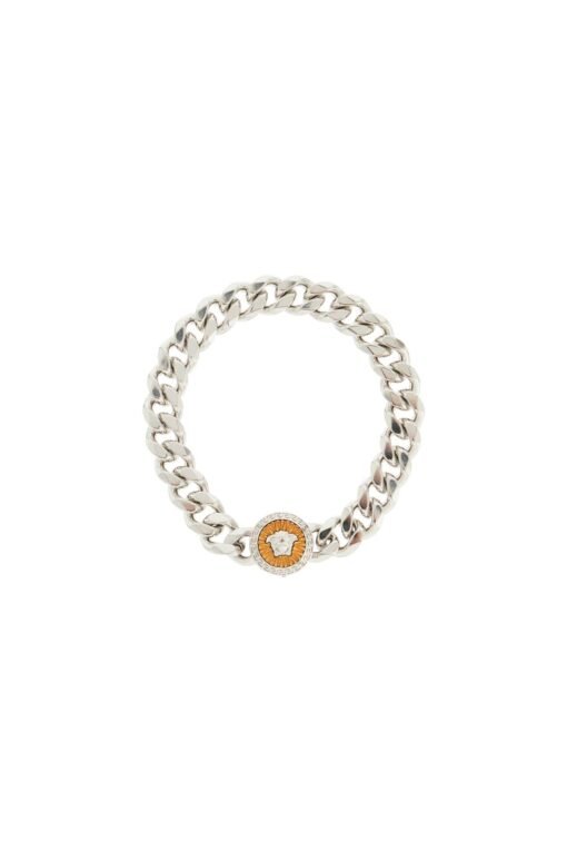 "chain bracelet with medusa charm