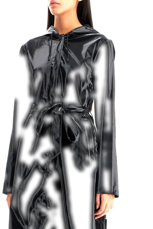 unisex a-line longer rain jacket - Image 4