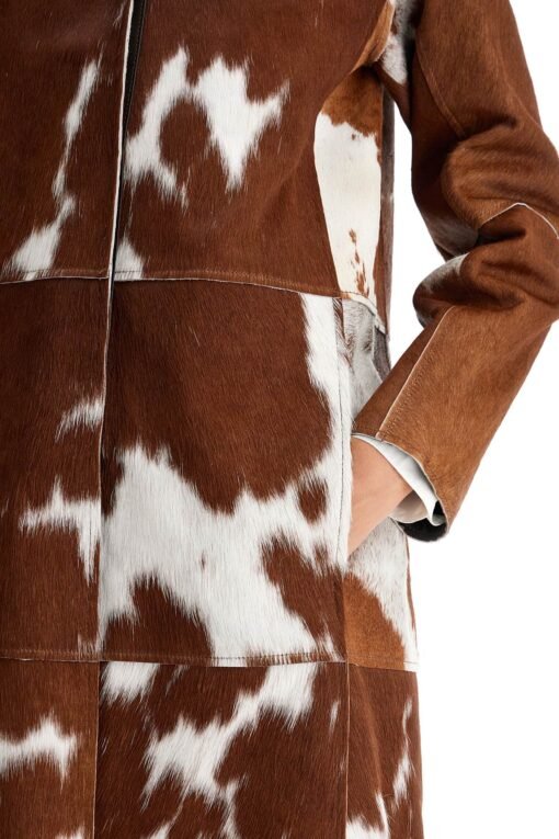 long gio coat in pony hair - Image 4