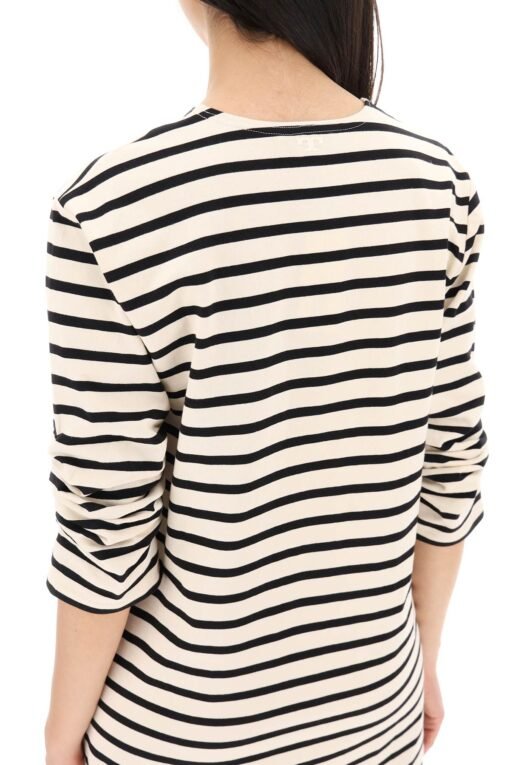 "striped cotton dress with eight - Image 4