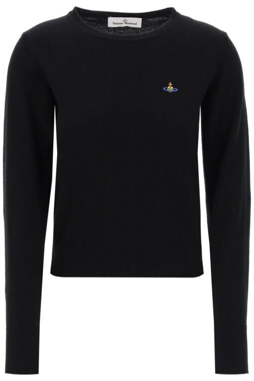 bea cardigan with logo embroidery
