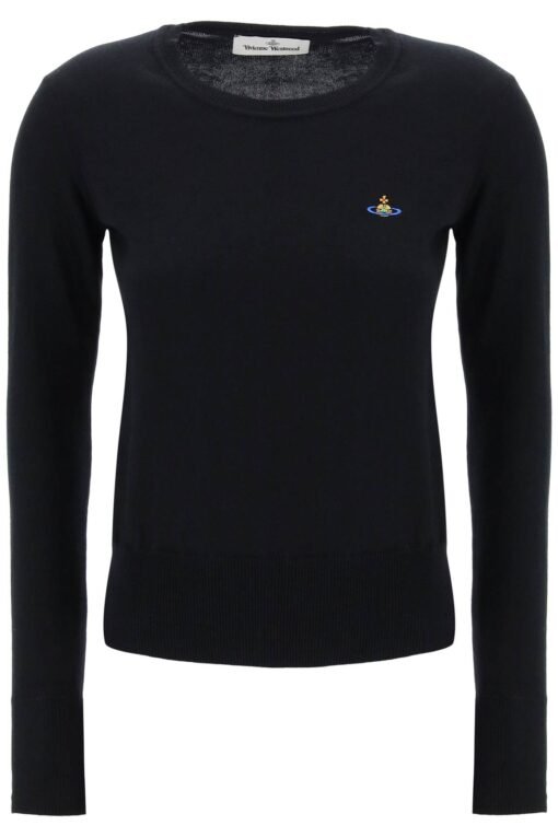 embroidered logo pullover