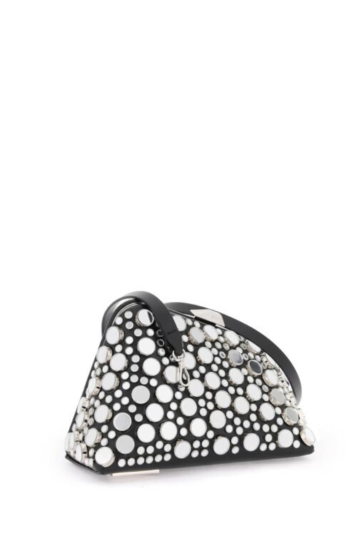 mini midnight clutch with mirrored studs - Image 3