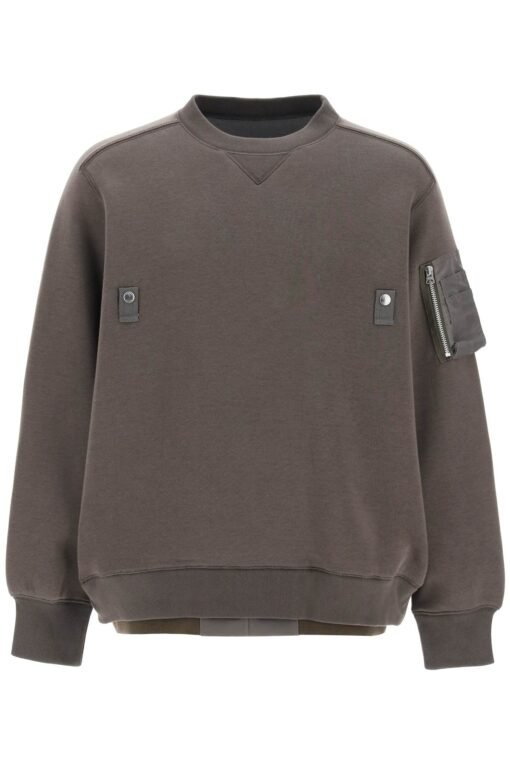 double hem sweatshirt