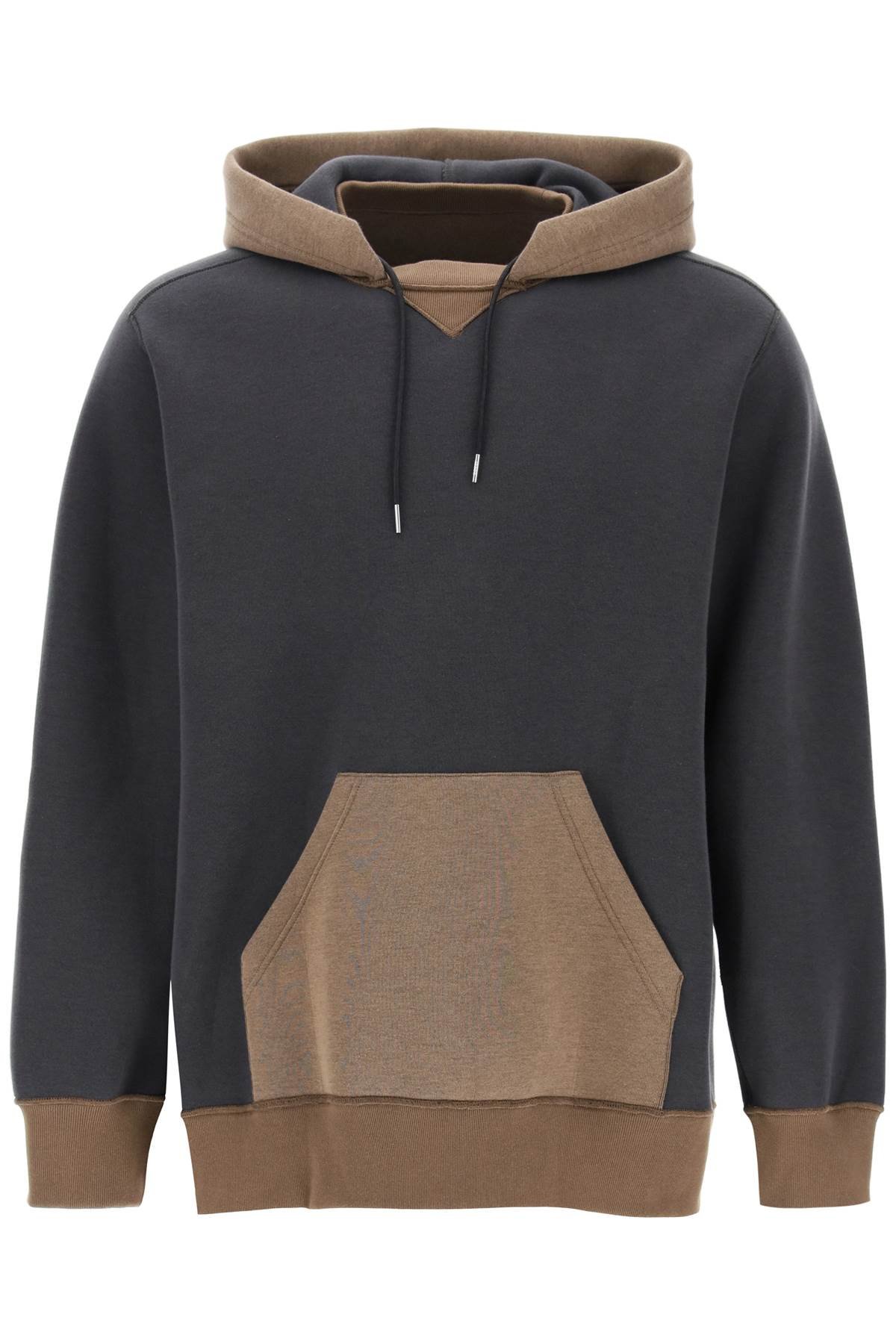 hooded sweatshirt with reverse