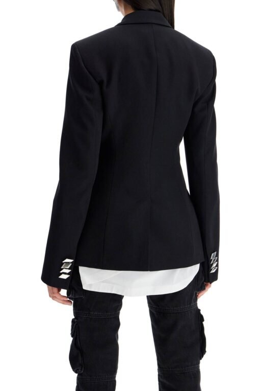 wool gabardine blazer - Image 3
