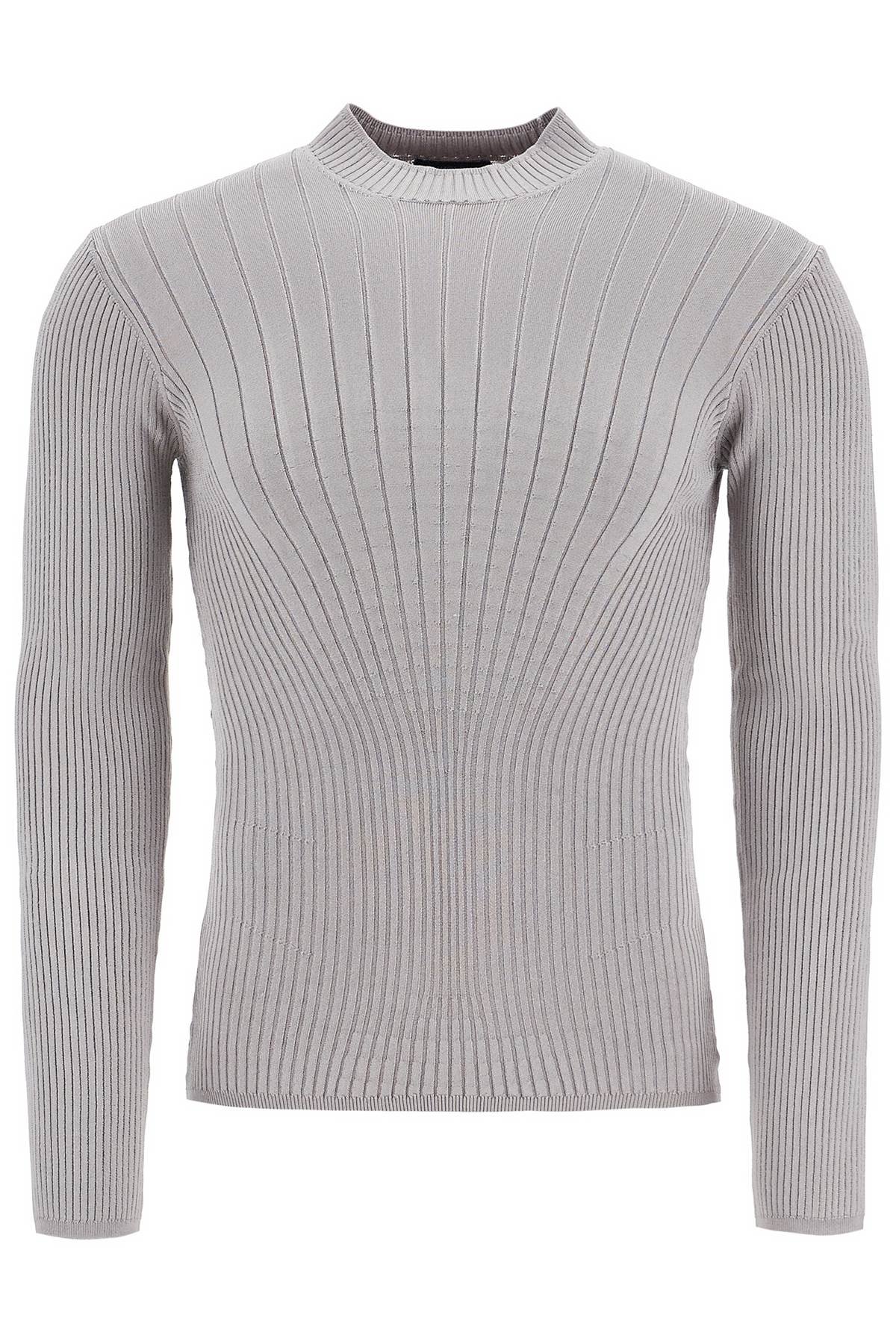 fitted long-sleeved top