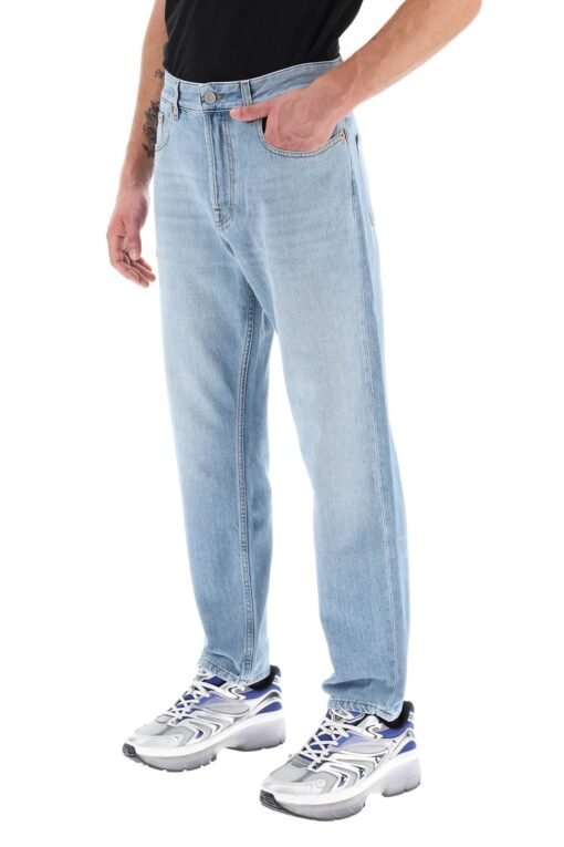 tapered jeans with medium wash - Image 4