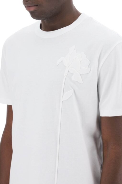 "flower embroidered t-shirt - Image 4