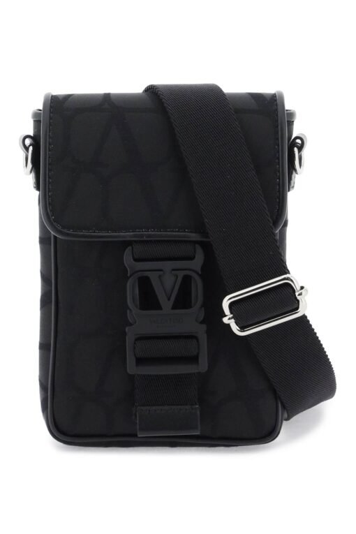 black iconographe mini crossbody bag