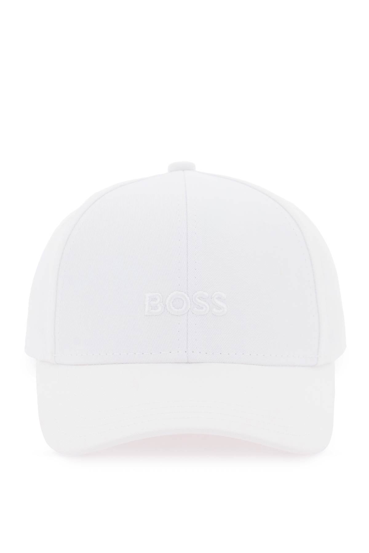 baseball cap with embroidered logo