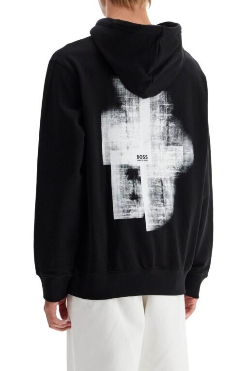 hooded sweatshirt with graphic print - Image 3