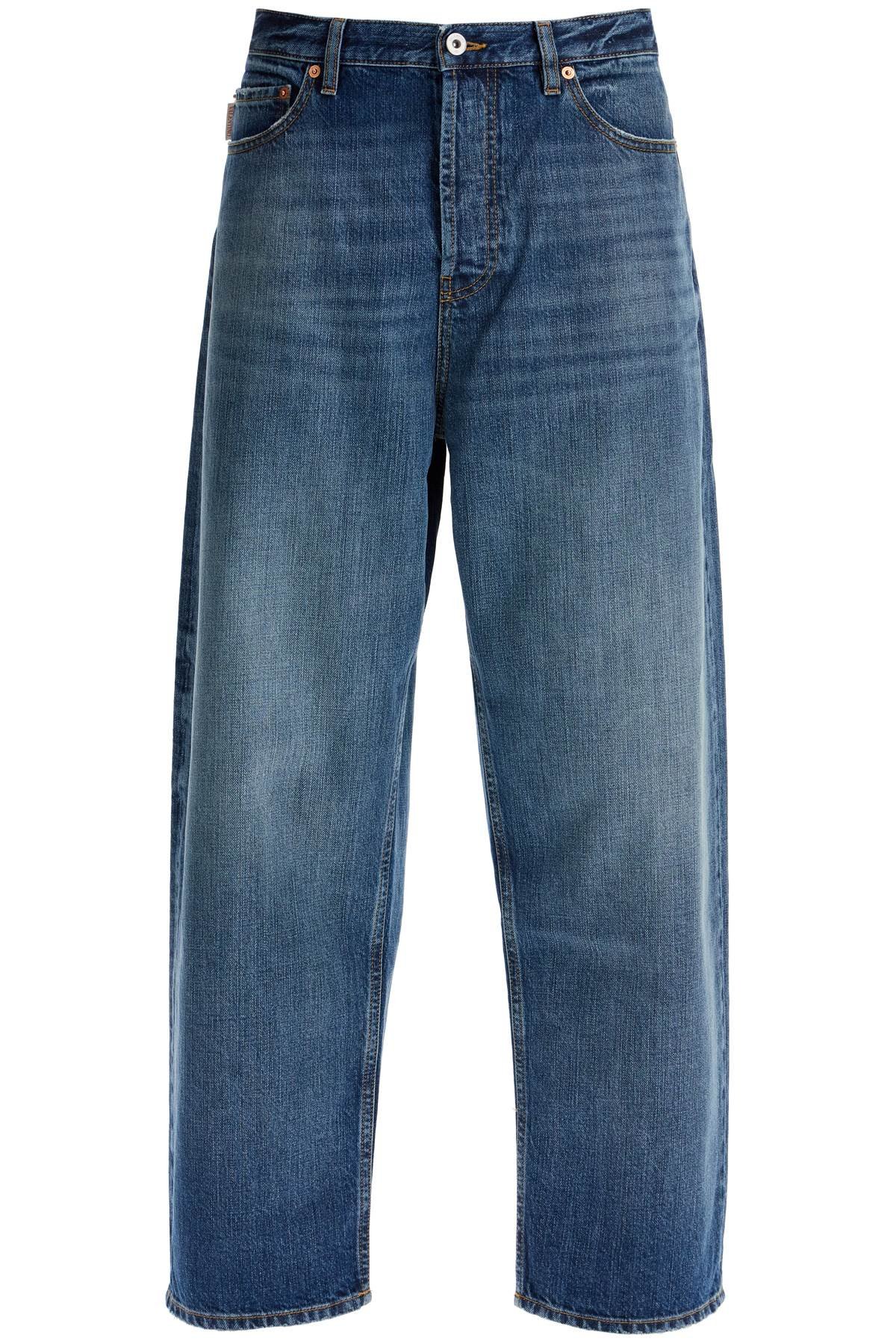 wide-legged cropped jeans with a relaxed