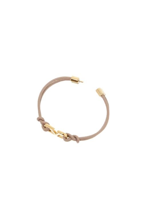 leather vlogo signature bracelet - Image 3
