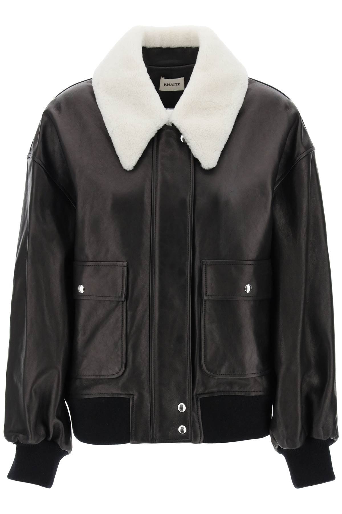 leather shellar jacket