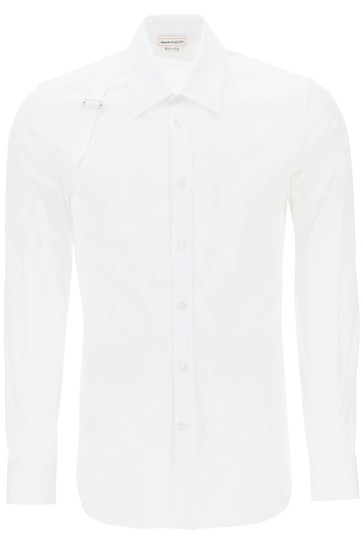 stretch cotton harness shirt