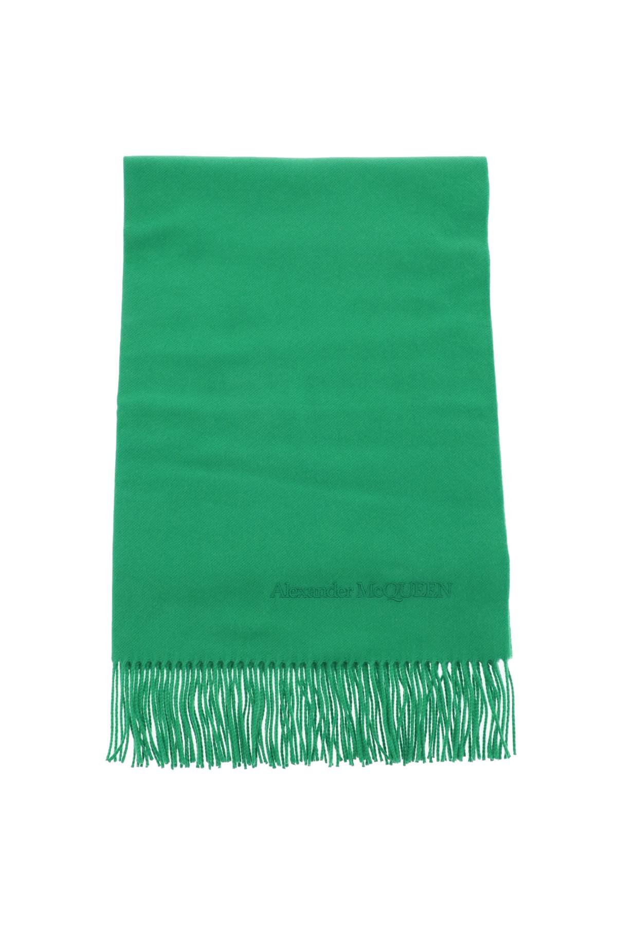 cashmere scarf with embroidery