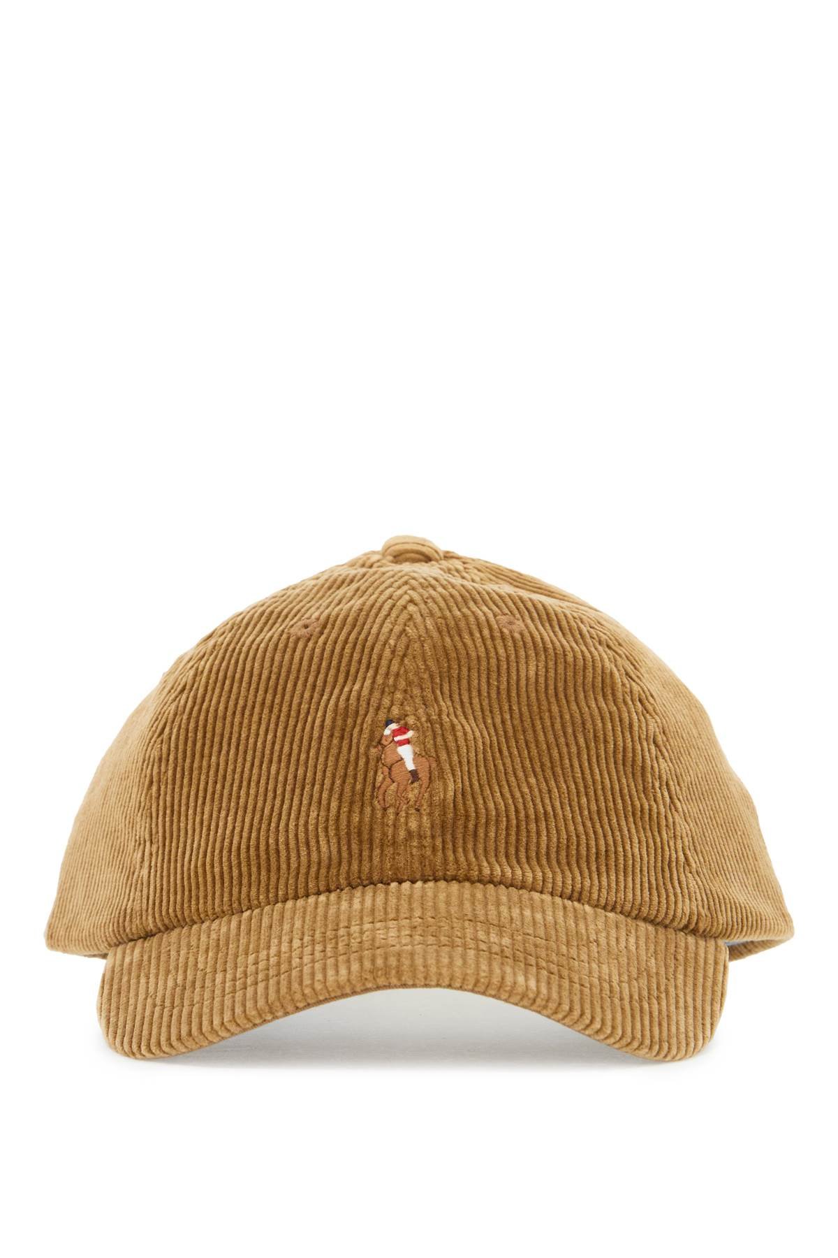 velvet ribbed baseball cap with nine